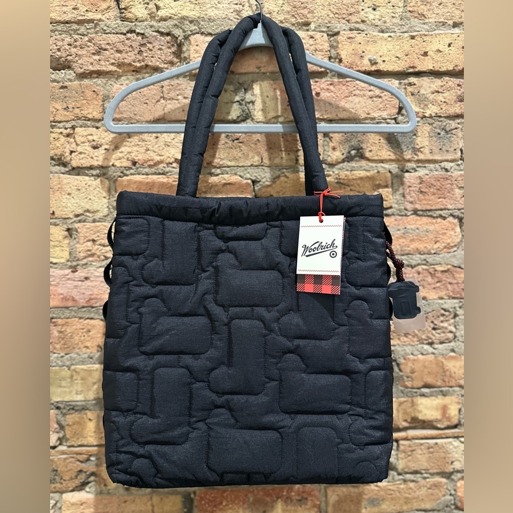 Woolrich x Target - Quilted Sheep Tote Bag - Black - NWT